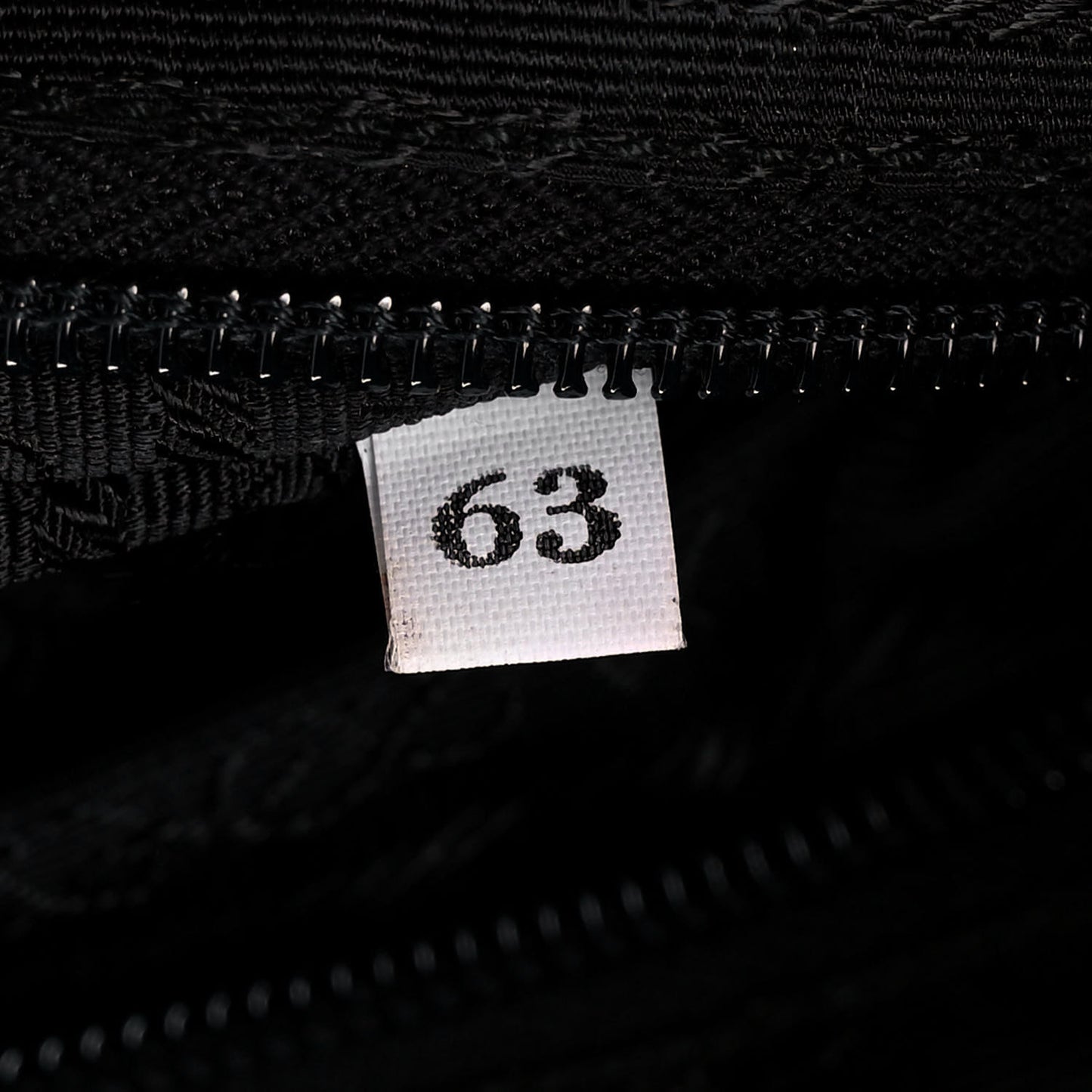 Tessuto Nylon Chain Tote Black