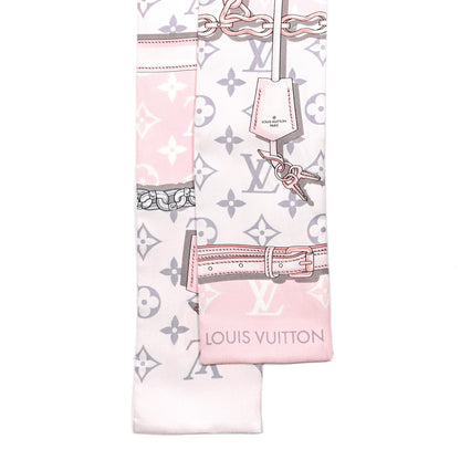 Louis Vuitton Silk Monogram Confidential Bandeau Light Pink 2 of 3