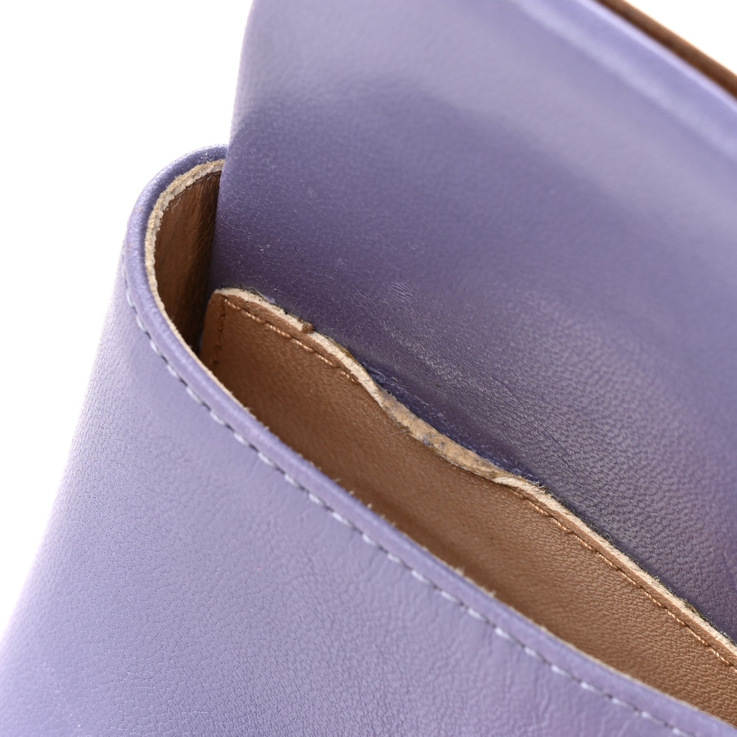Bottega Veneta Lambskin Stretch Mule Sandals 41 Lavender 9 of 10