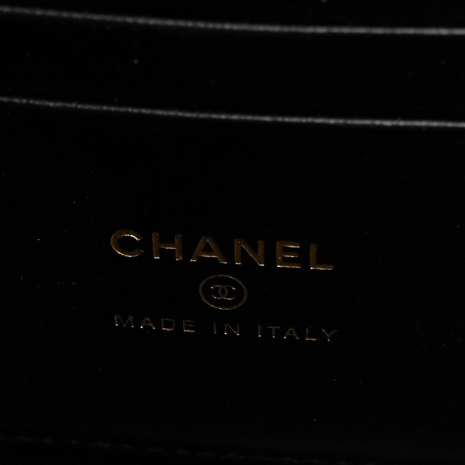 Chanel Calfskin Crocodile Embossed Crococo Small Top Handle Vanity Case With Chain Black 6 of 11