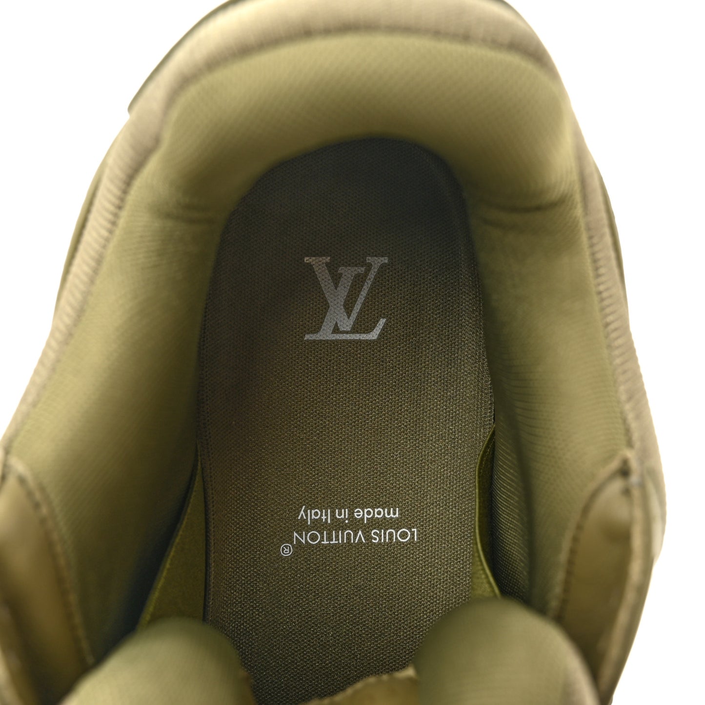Damoflage Mens LV Trainer Maxi Sneakers 9.5 Green