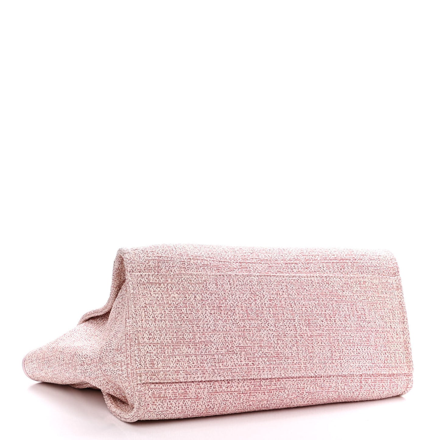Lurex Boucle Deauville Medium Tote Pink
