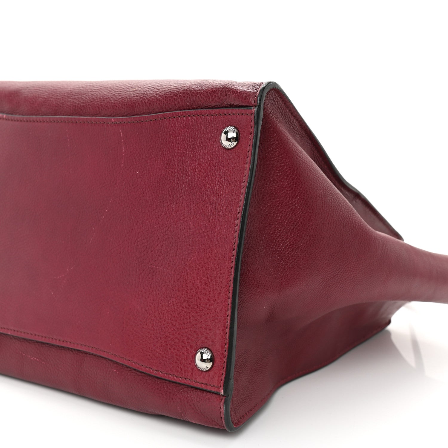 Prada Glace Calf Twin Pocket Tote Ametista 9 of 12