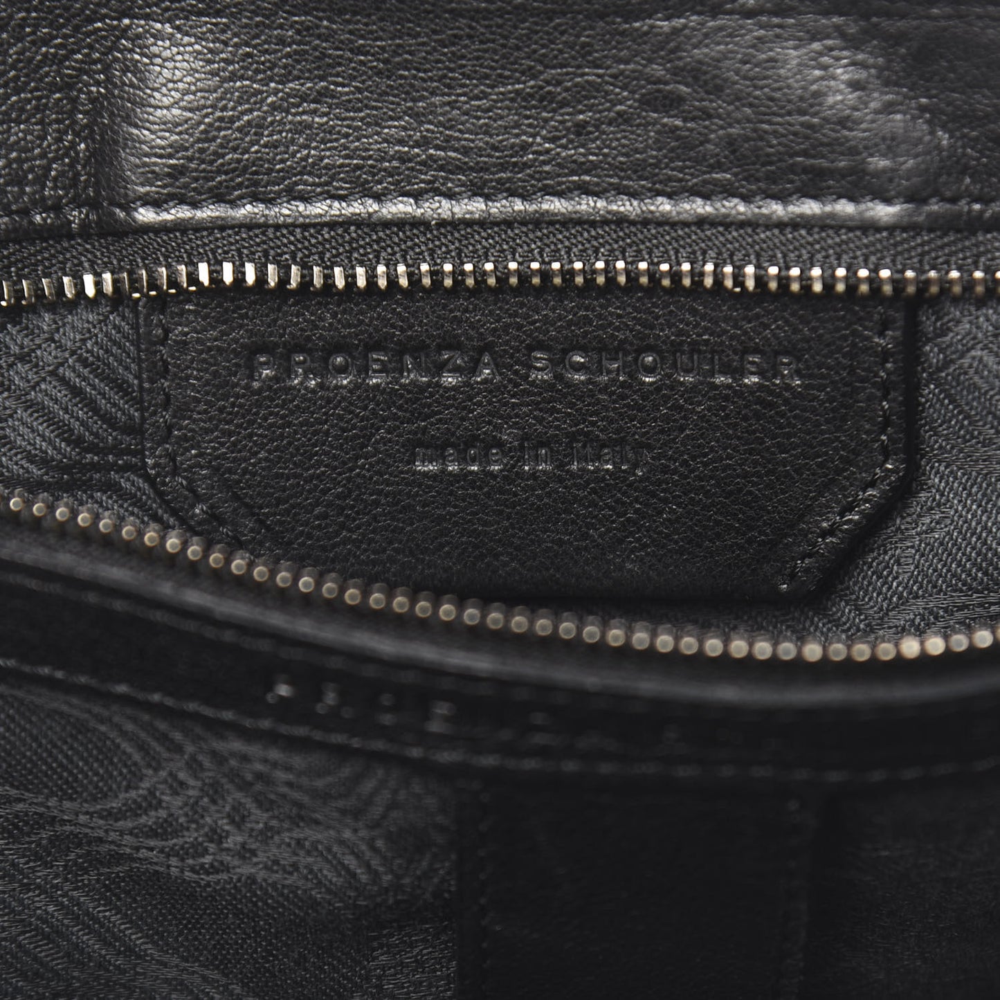 Lambskin PS1 Large Satchel Black