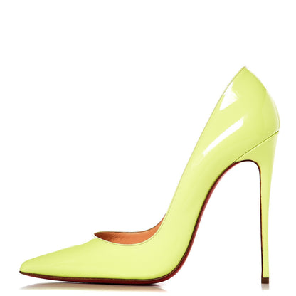Christian Louboutin Patent So Kate 120 Pumps 39.5 Neon 1 of 12