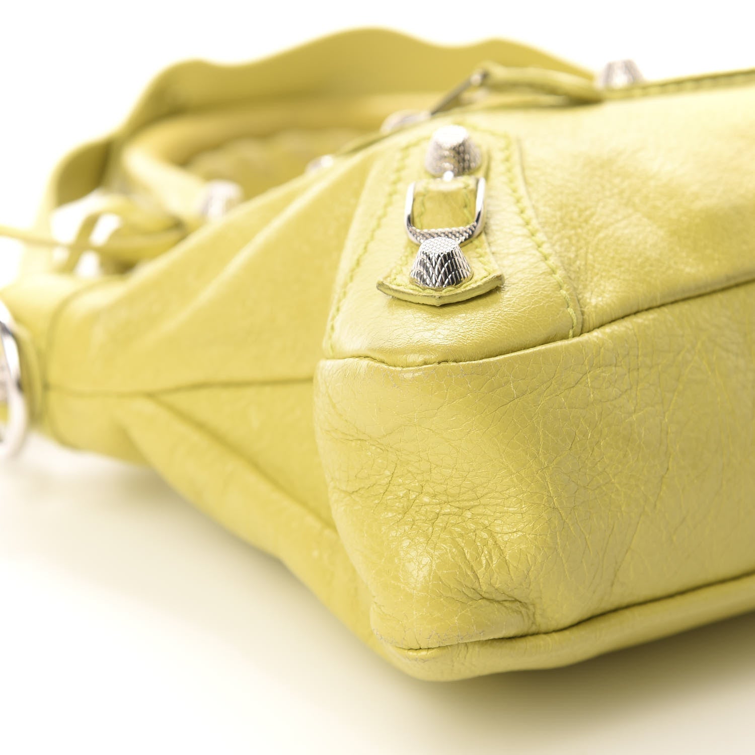 Balenciaga Agneau Giant 12 Silver Hardware First Jaune Poussin 6 of 11