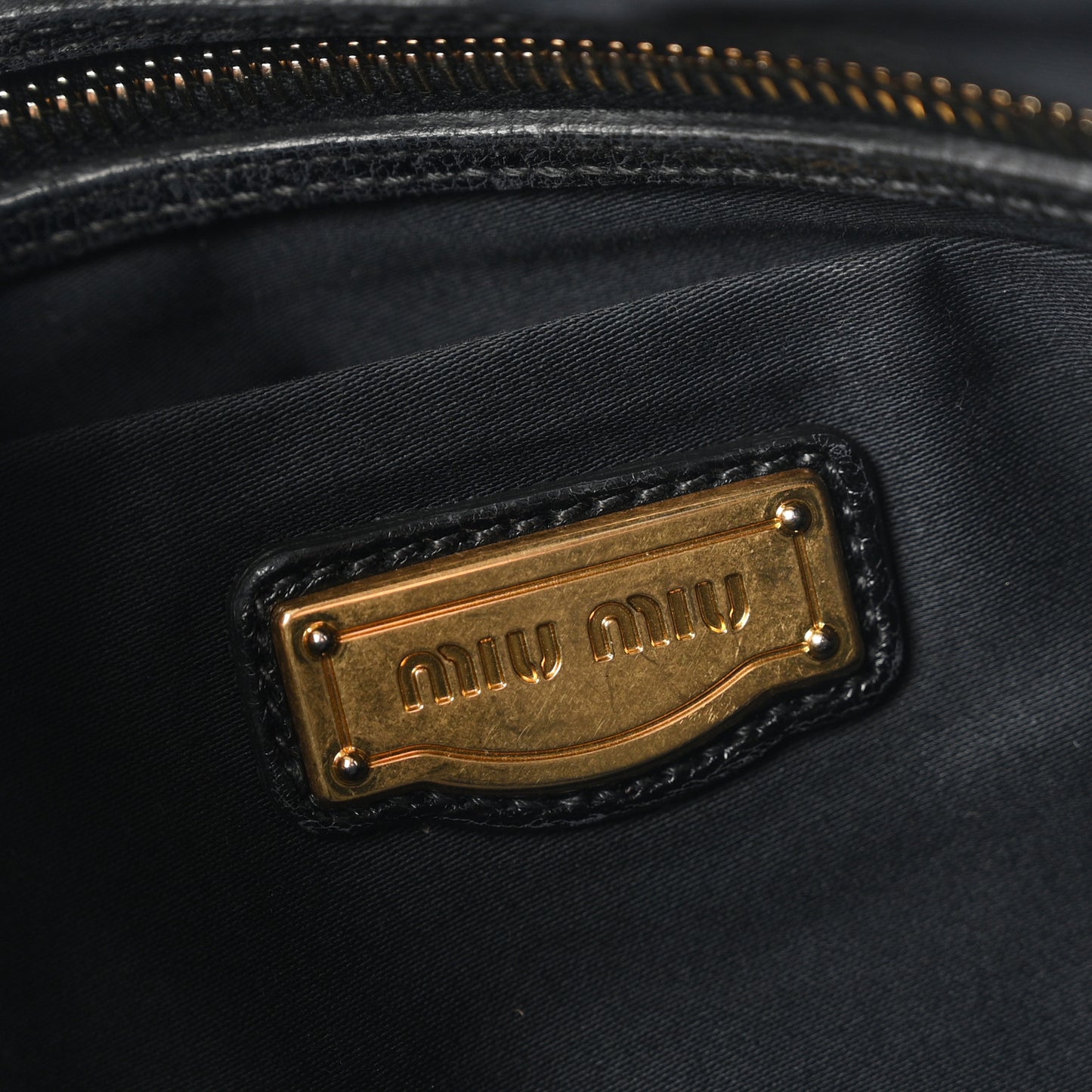 Vitello Lux Gathered Tote Black