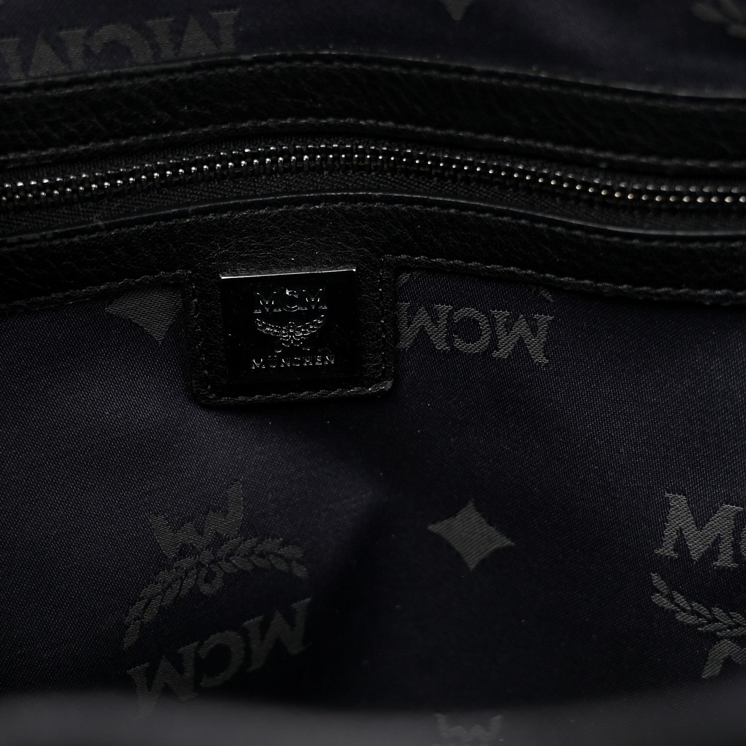 MCM Visetos Studded Medium Dual Stark Backpack Black 6 of 13