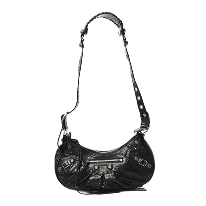 Balenciaga Agneau Arena Small Le Cagole Shoulder Bag Black 1 of 11