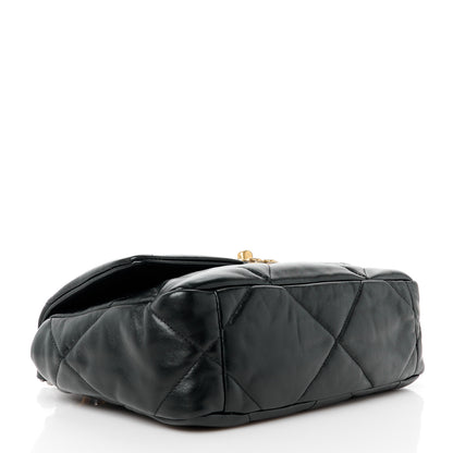 Chanel Lambskin Quilted Medium Chanel 19 Flap Black 4 of 11