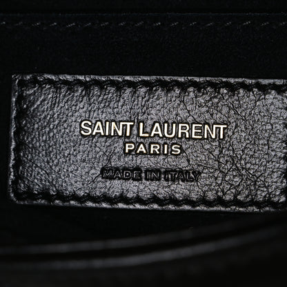 Saint Laurent Lambskin Quilted Le 57 Diamond Shoulder Bag Black 6 of 10