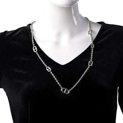 Hermes Sterling Silver Farandole Necklace 80 2 of 6