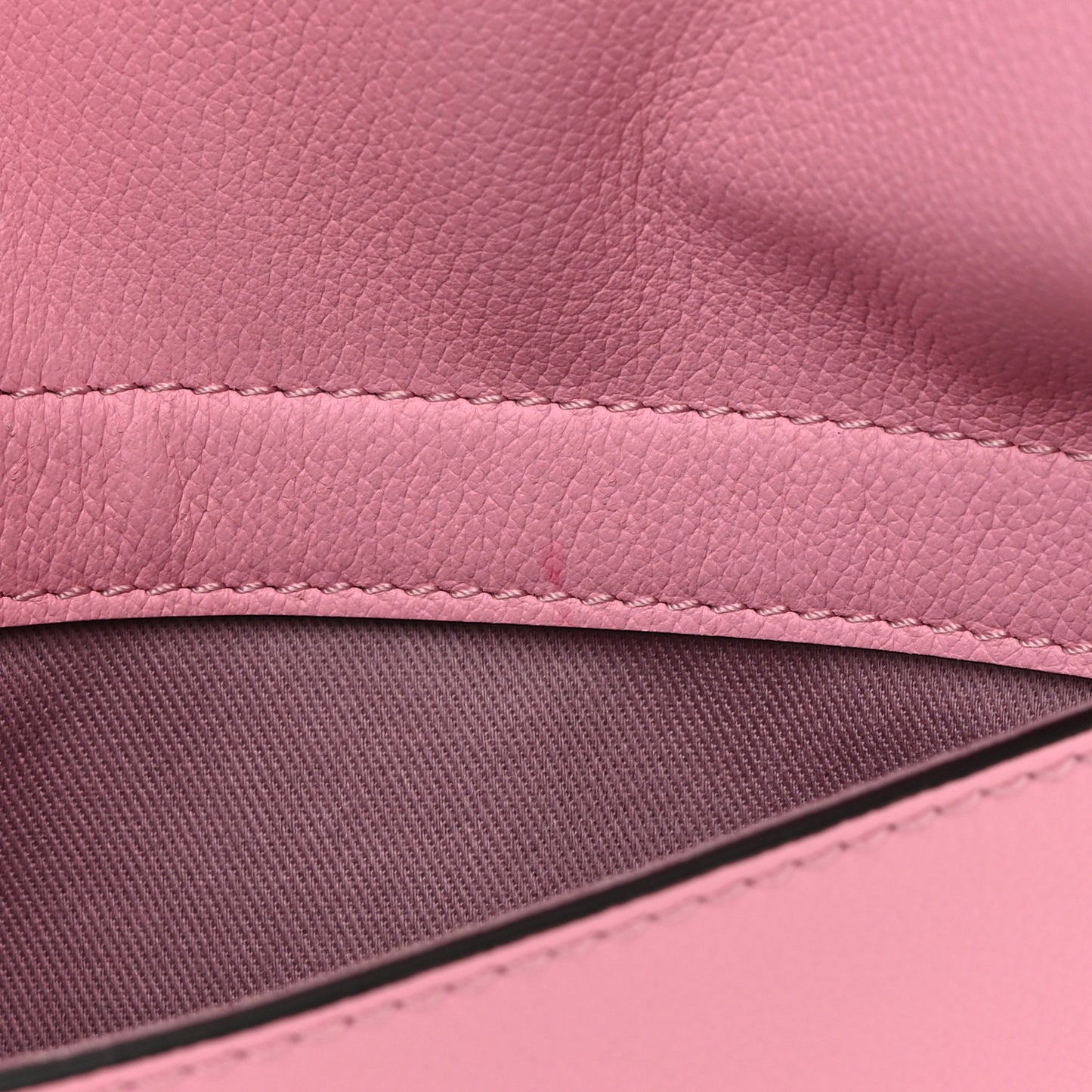 Grained Calfskin Medusa Camera Bag Pink