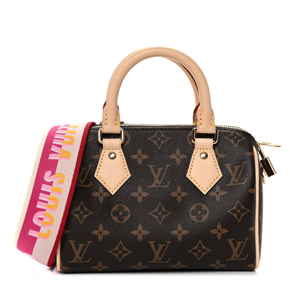 Louis Vuitton Monogram Speedy Bandouliere 20 Fuchsia 1 of 10