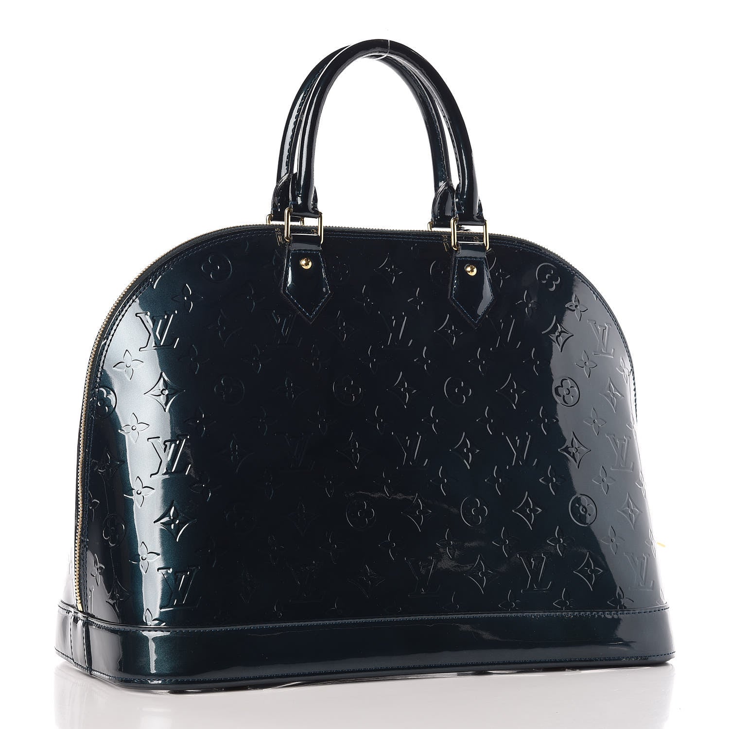 Louis Vuitton Vernis Alma GM Blue Nuit 3 of 9