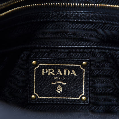 Prada Vitello Daino Large Tote Black 8 of 11