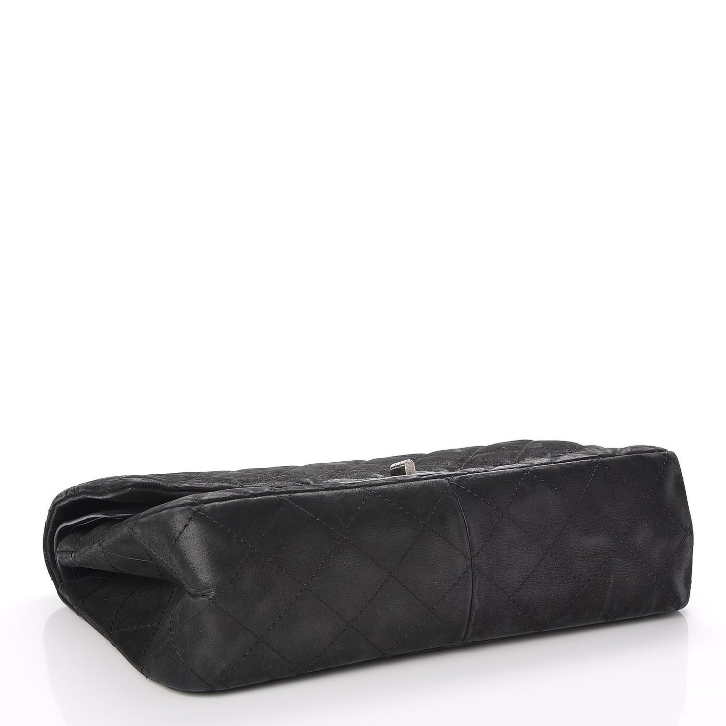 Iridescent Calfskin Quilted 2.55 Reissue 227 Flap Black