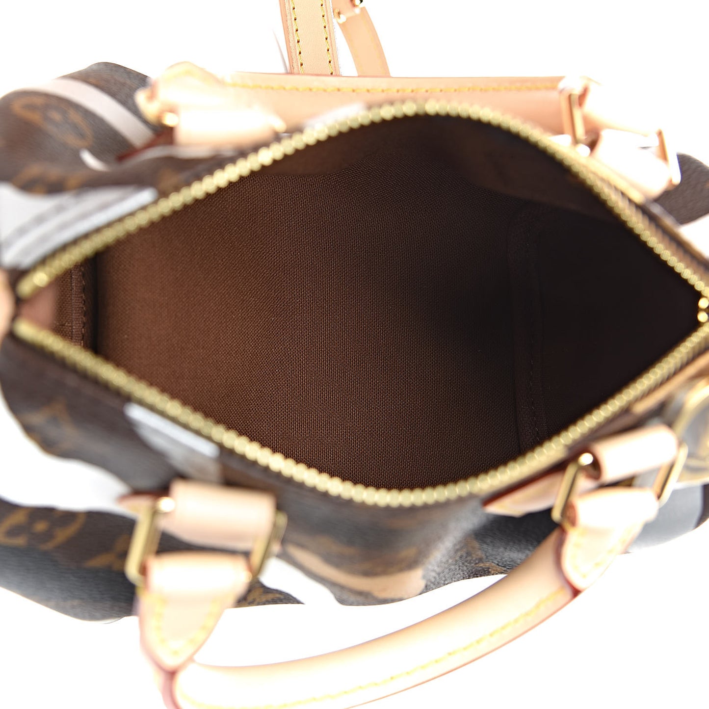 X LOL Monogram Speedy BB Gold Silver