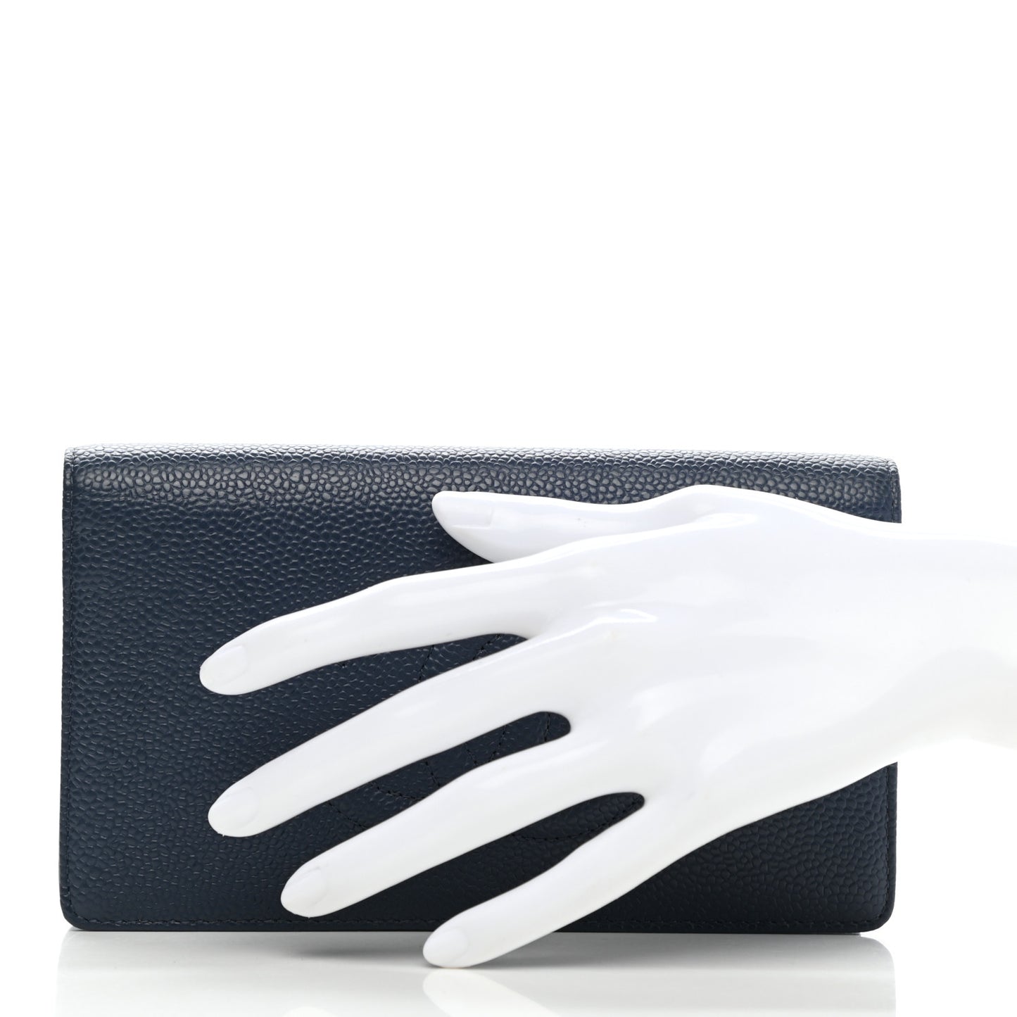 Caviar Timeless CC Yen Wallet Dark Blue