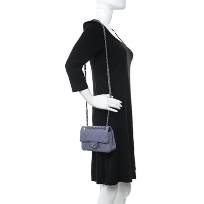 Chanel Lambskin Quilted Mini Rectangular Flap Light Purple 2 of 12
