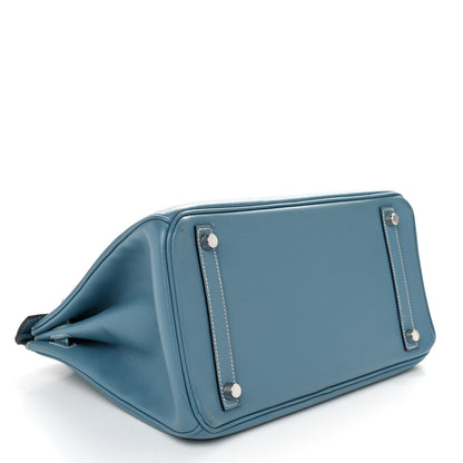 Hermes Epsom Birkin 30 Blue Jean 3 of 13