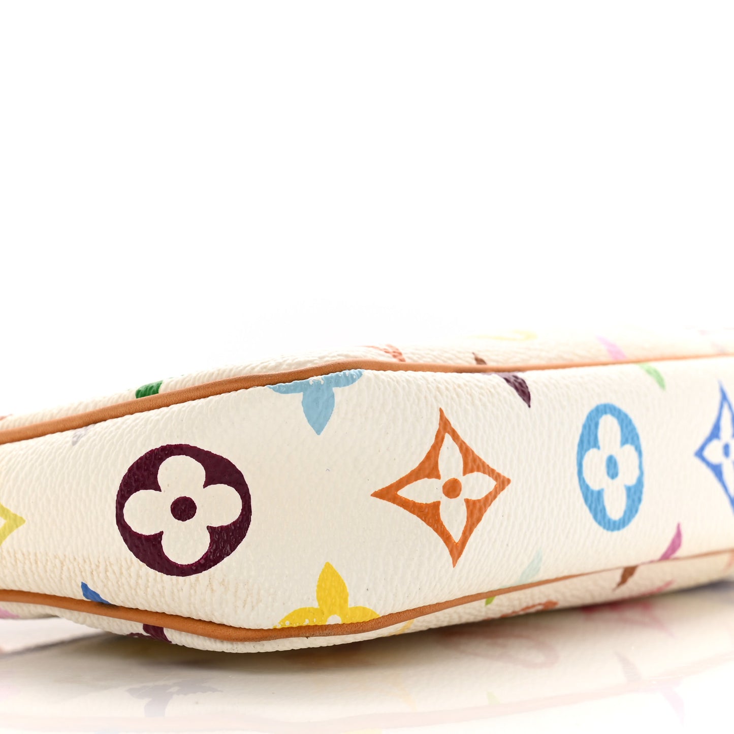 Monogram Multicolor Pochette Accessories White