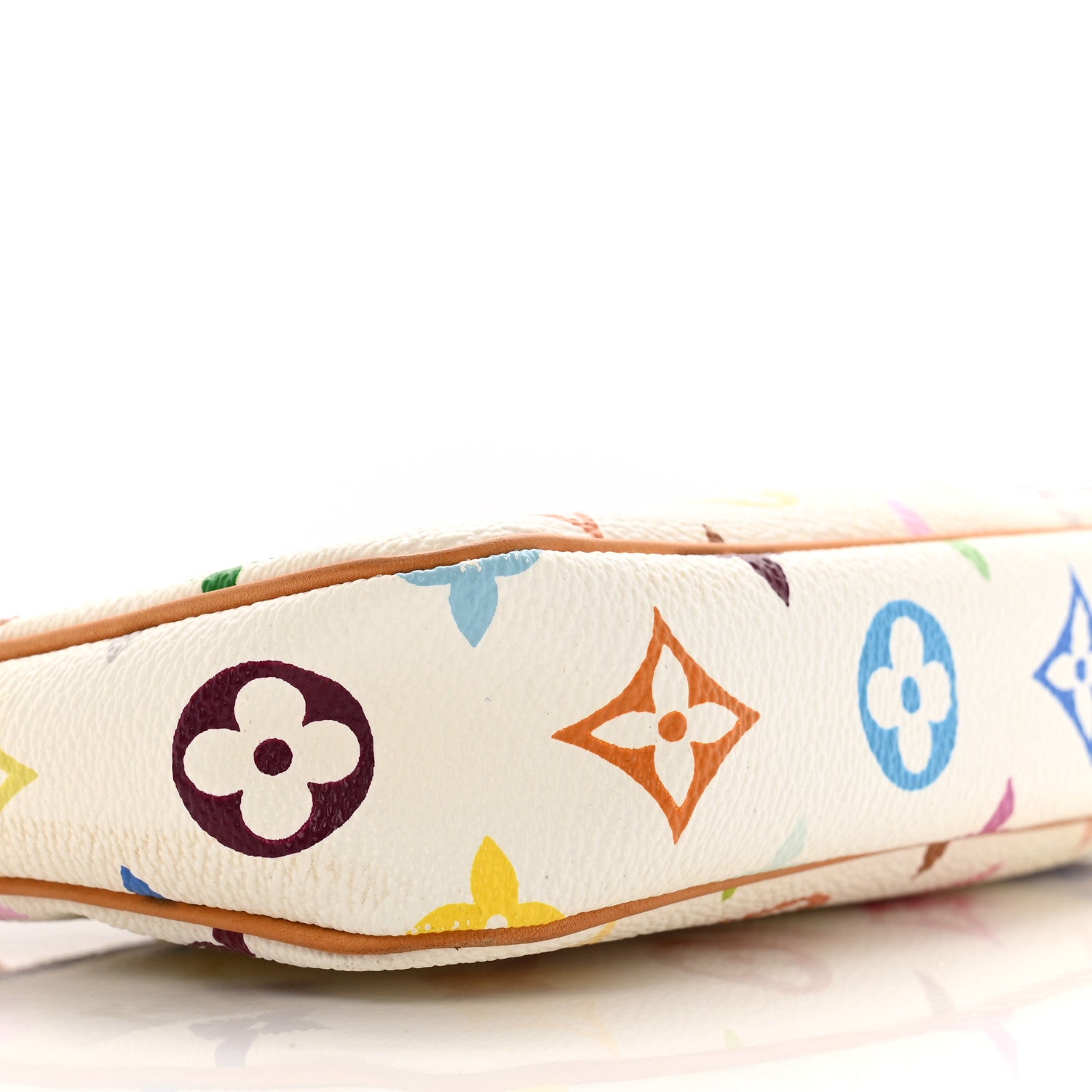 Louis Vuitton Monogram Multicolor Pochette Accessories White 8 of 13