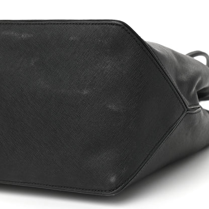 Marc Jacobs Calfskin Embossed Logo East West Shopper Tote Black 9 of 9