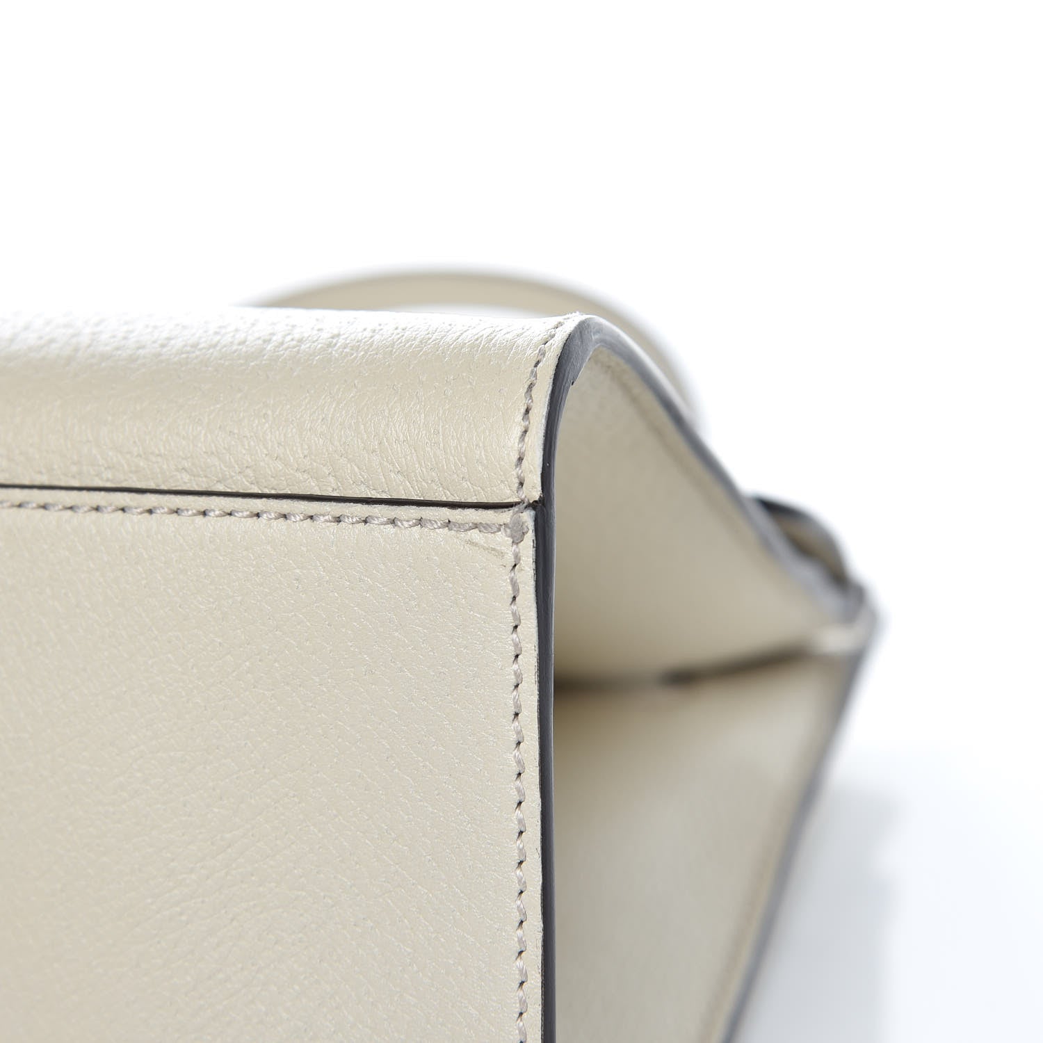 Gucci Grained Calfskin Web Stripe Butterfly Medium Totem Top Handle Bag White 12 of 18