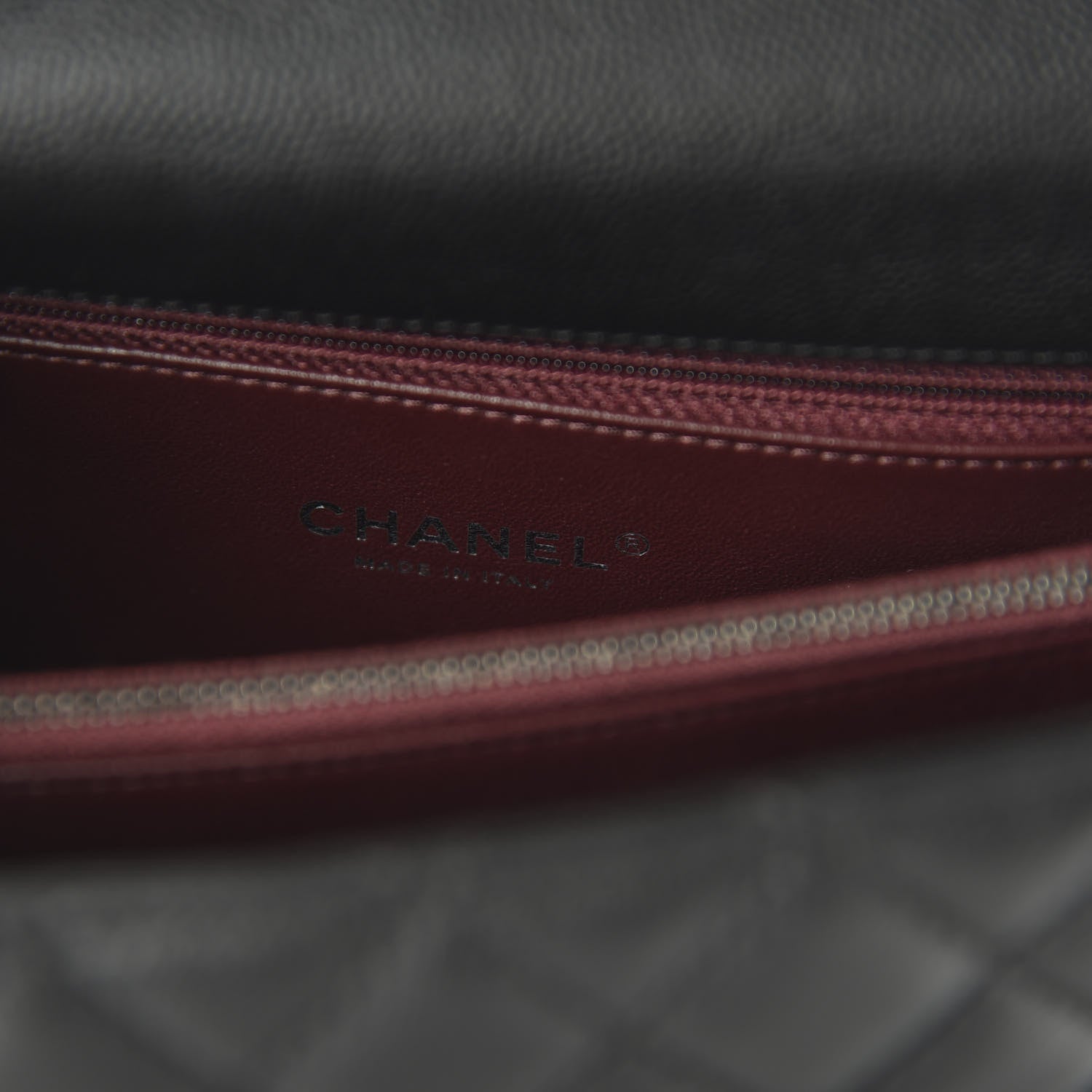 Chanel Caviar Lizard Quilted Small Coco Handle Flap Black 8 of 11