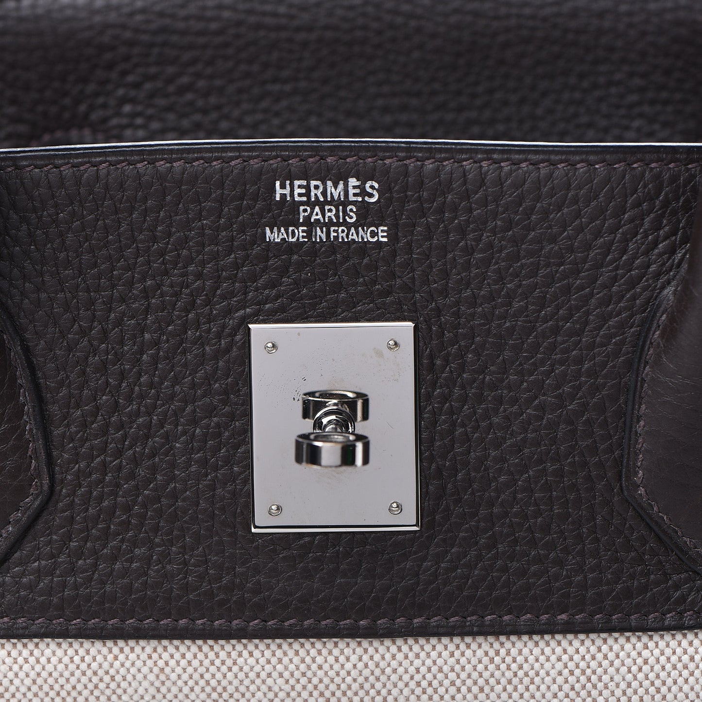 Toile Togo Birkin 40 Chocolate