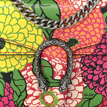 Gucci X KEN SCOTT Textured Calfskin Pomponica Print Dionysus Shoulder Bag Multicolor 8 of 11