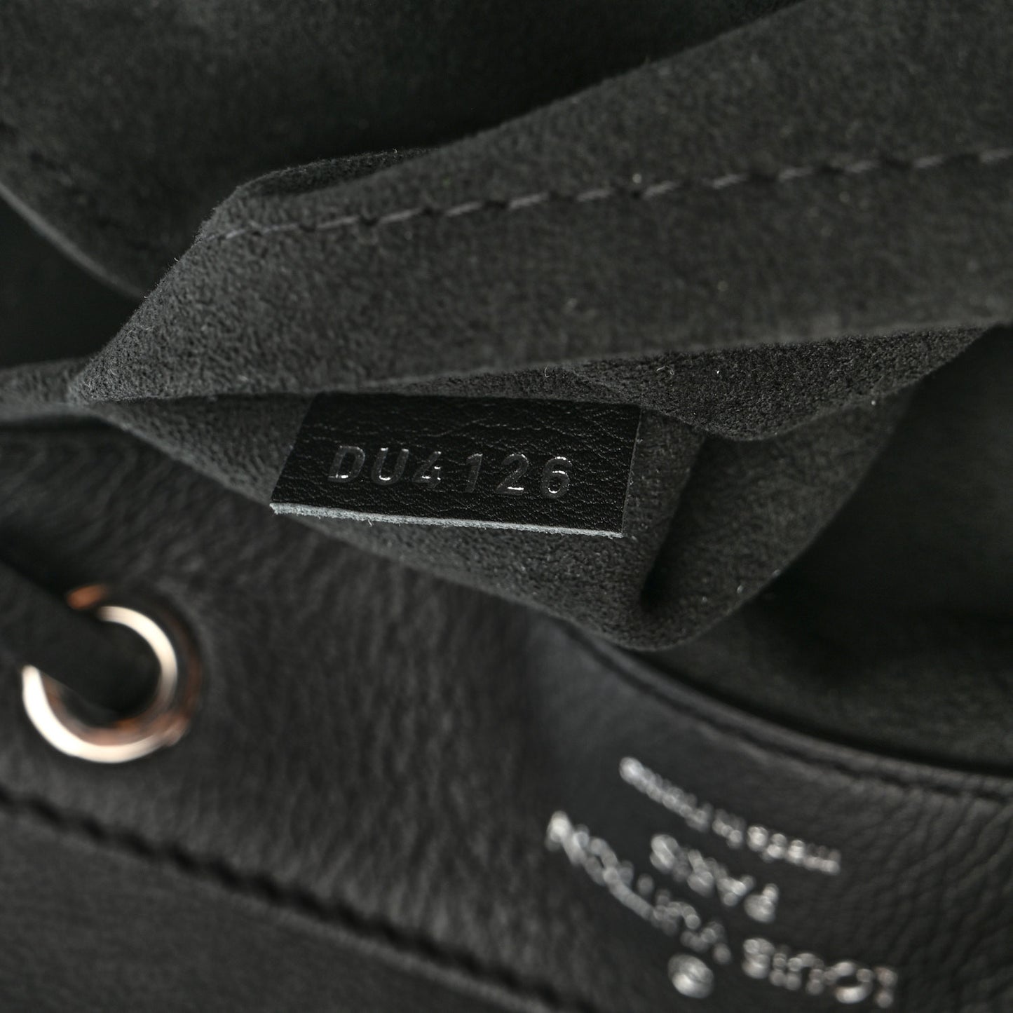 Calfskin Lockme Backpack Black