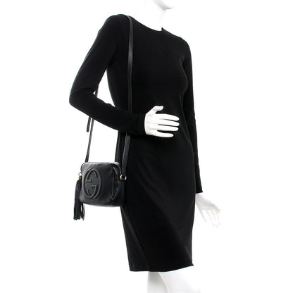 Gucci Pebbled Calfskin Small Soho Disco Bag Black 2 of 8