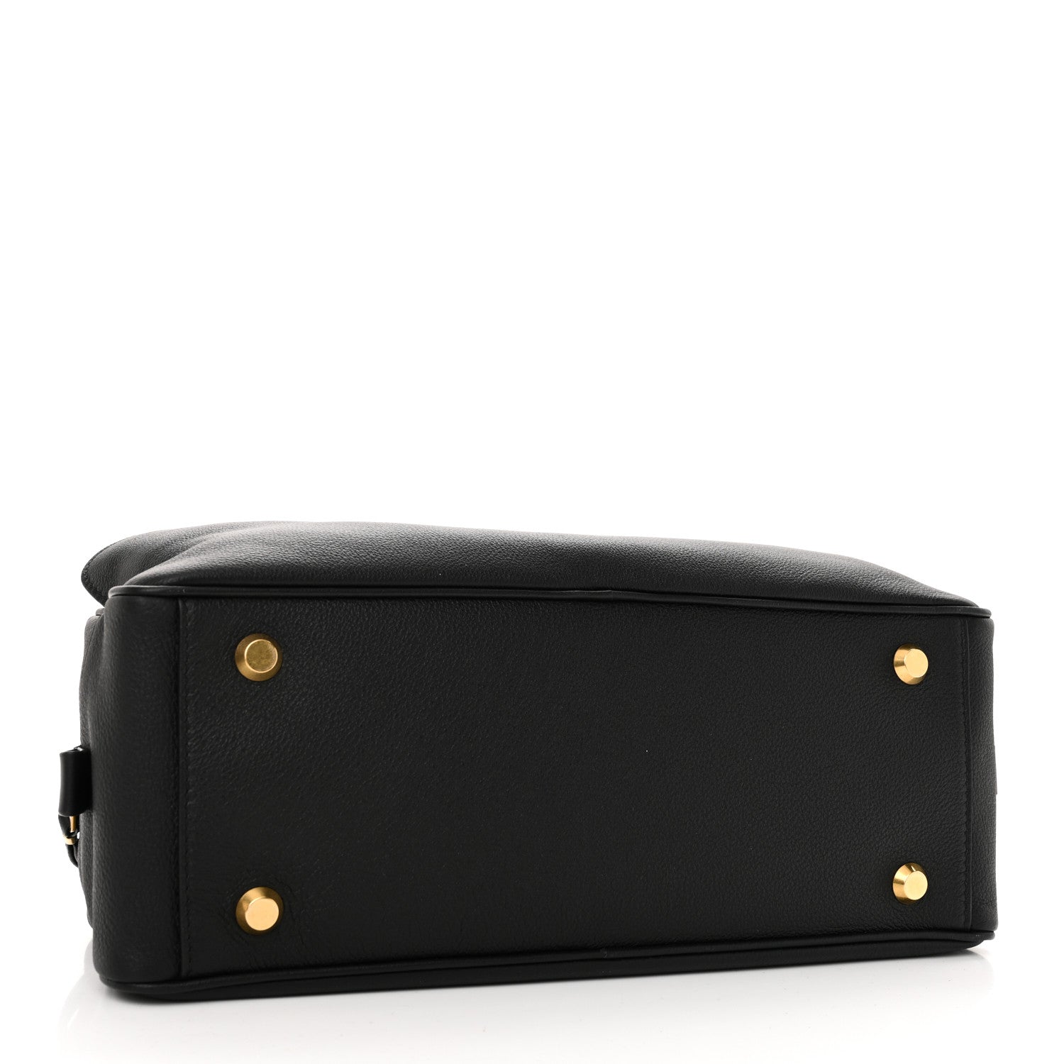 Balenciaga Grained Calfskin Small Carrie Bowling Bag Black 4 of 9
