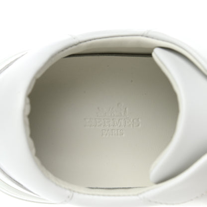 Hermes Calfskin Day Sneakers 35.5 White 8 of 10