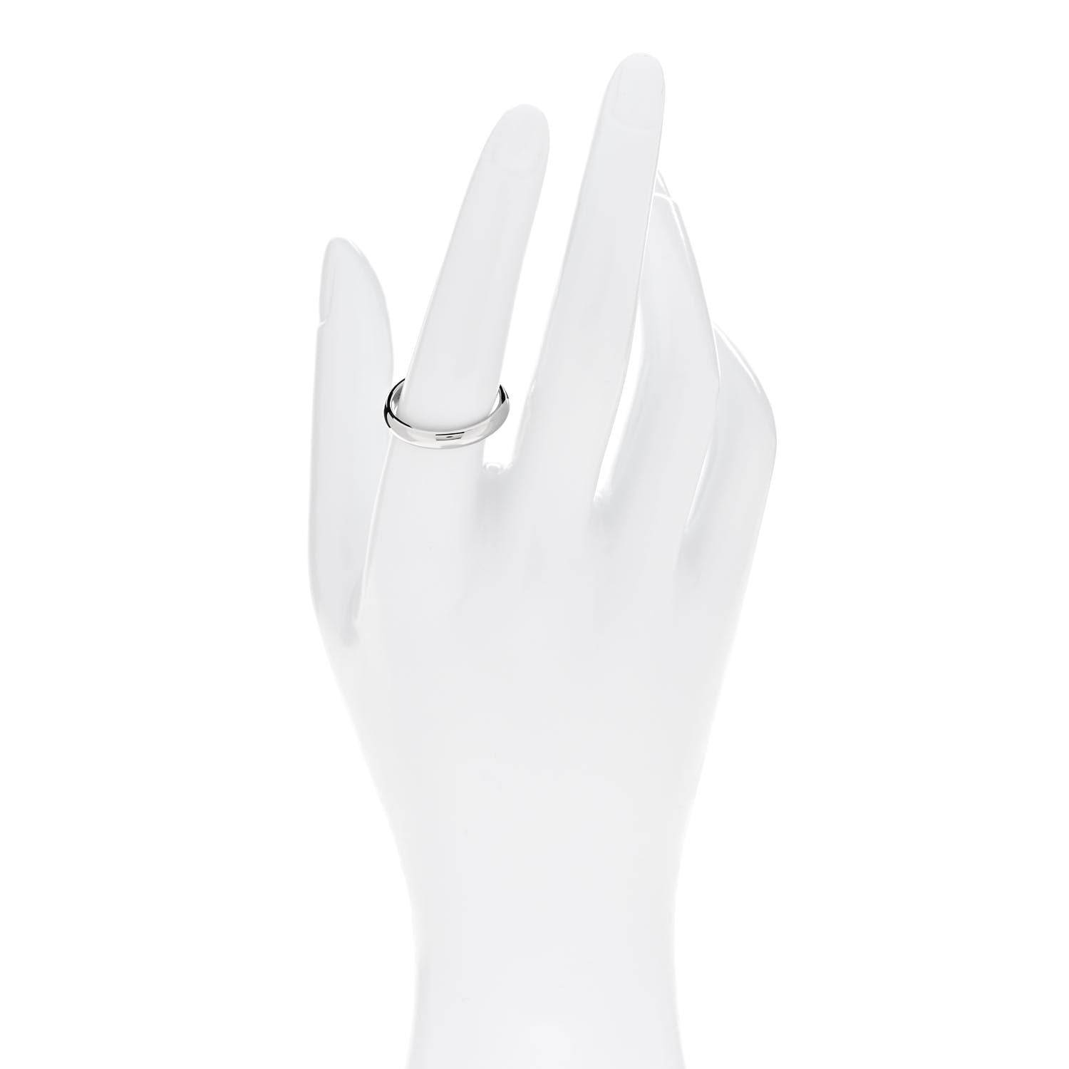 Cartier Platinum 3.5mm 1895 Wedding Band Ring 57 8 2 of 5