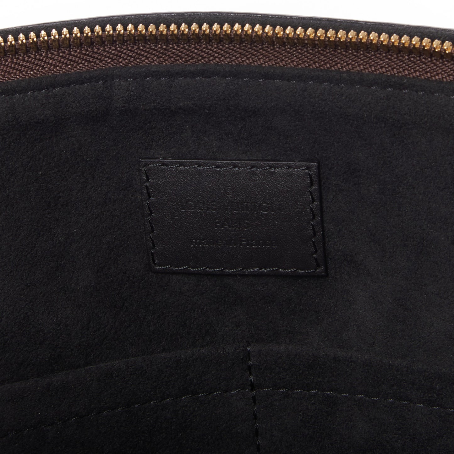 Monogram Flower Zipped Tote MM Black