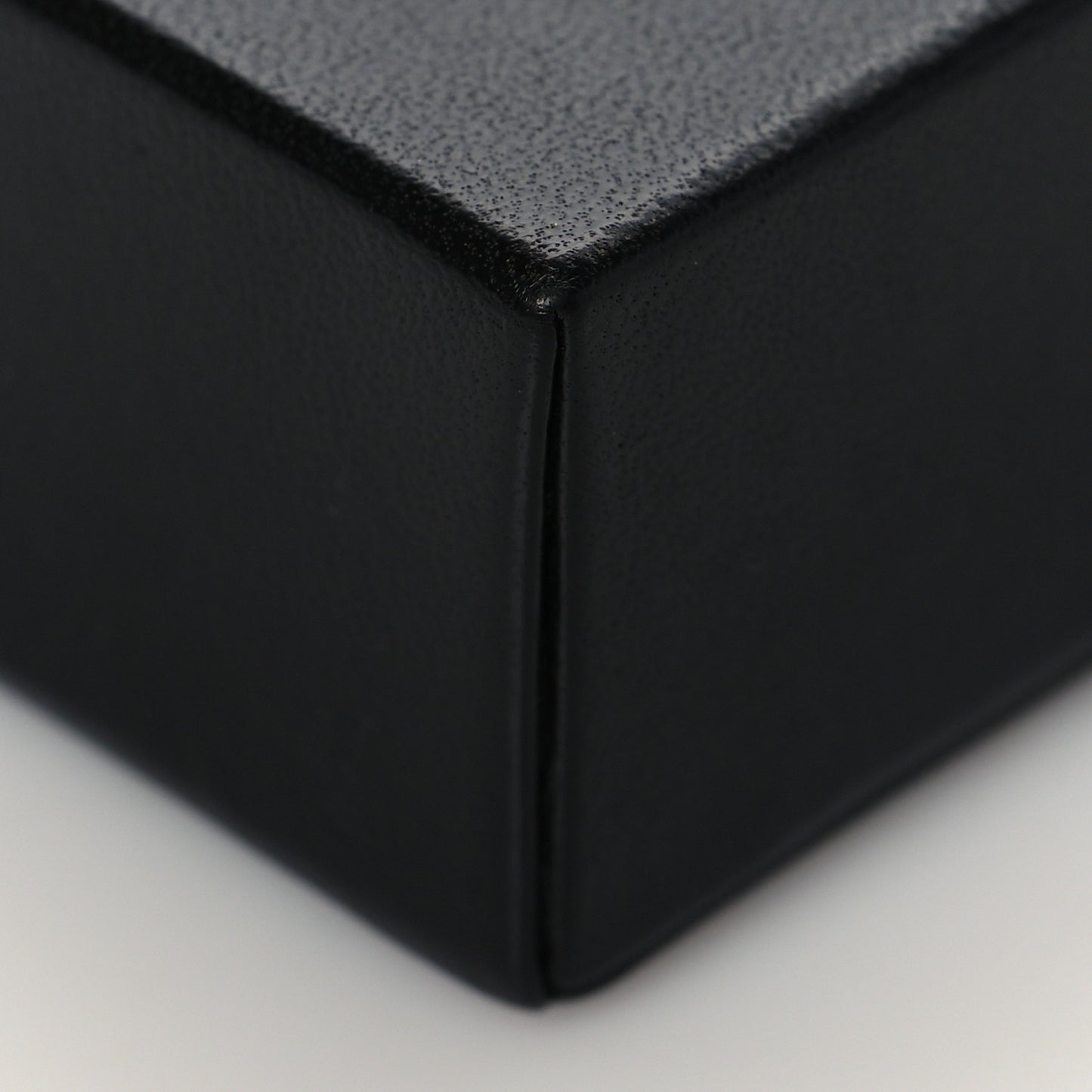 Lambskin Smoking Box Crossbody Black