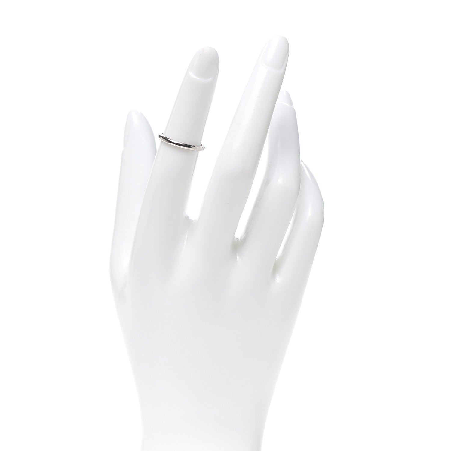 Cartier Platinum 2mm 1895 Wedding Band Ring 48 4.5 2 of 7