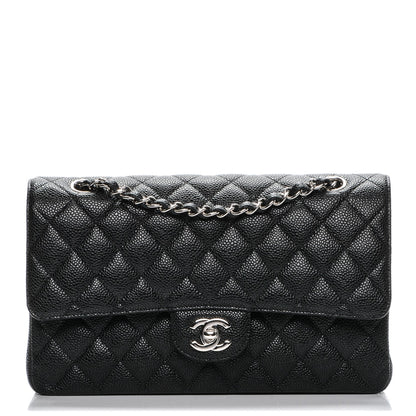 Chanel Caviar Quilted Medium Double Flap Black 1 of 8