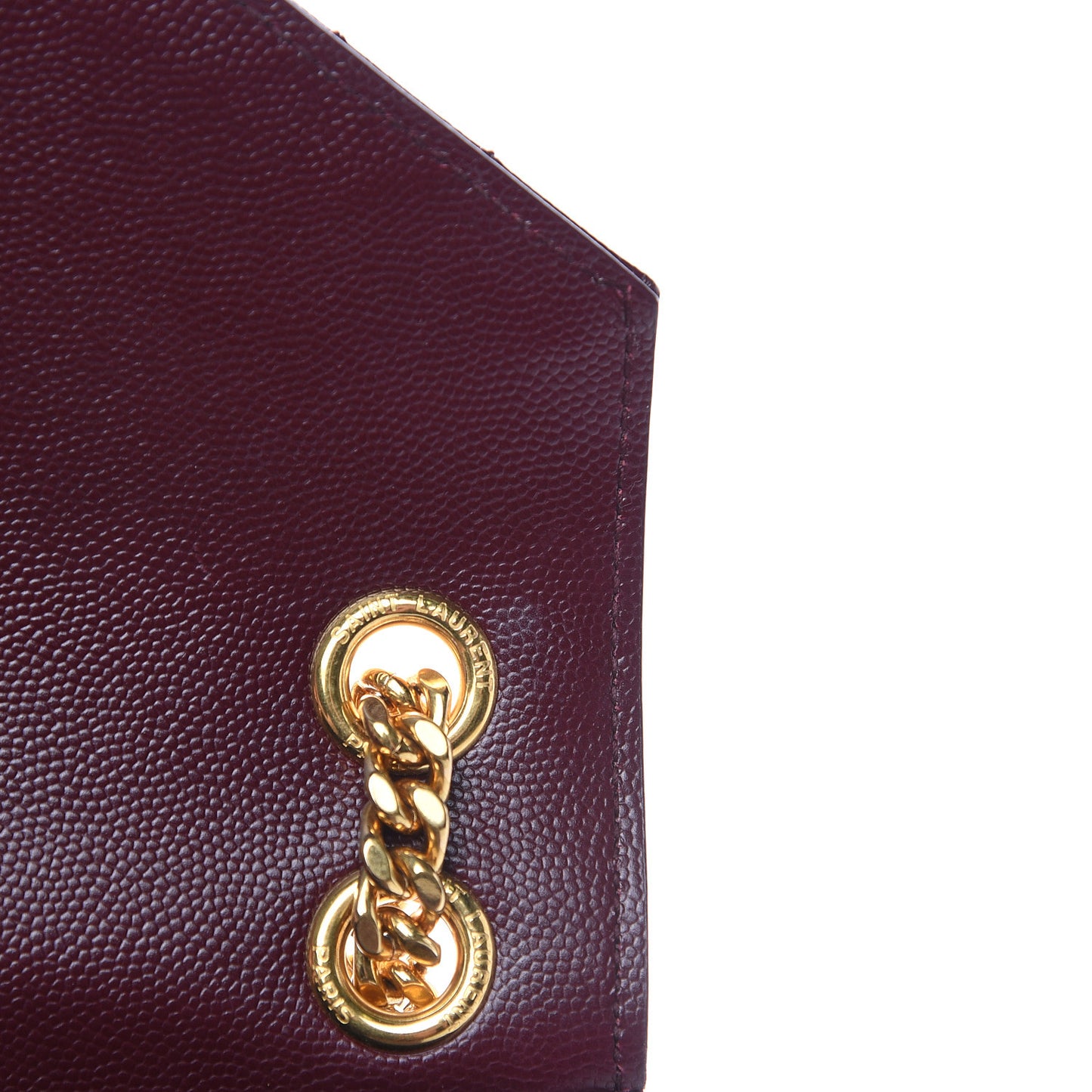 Grain De Poudre Textured Mixed Matelasse Medium Triquilt Monogram Satchel Rouge Legion