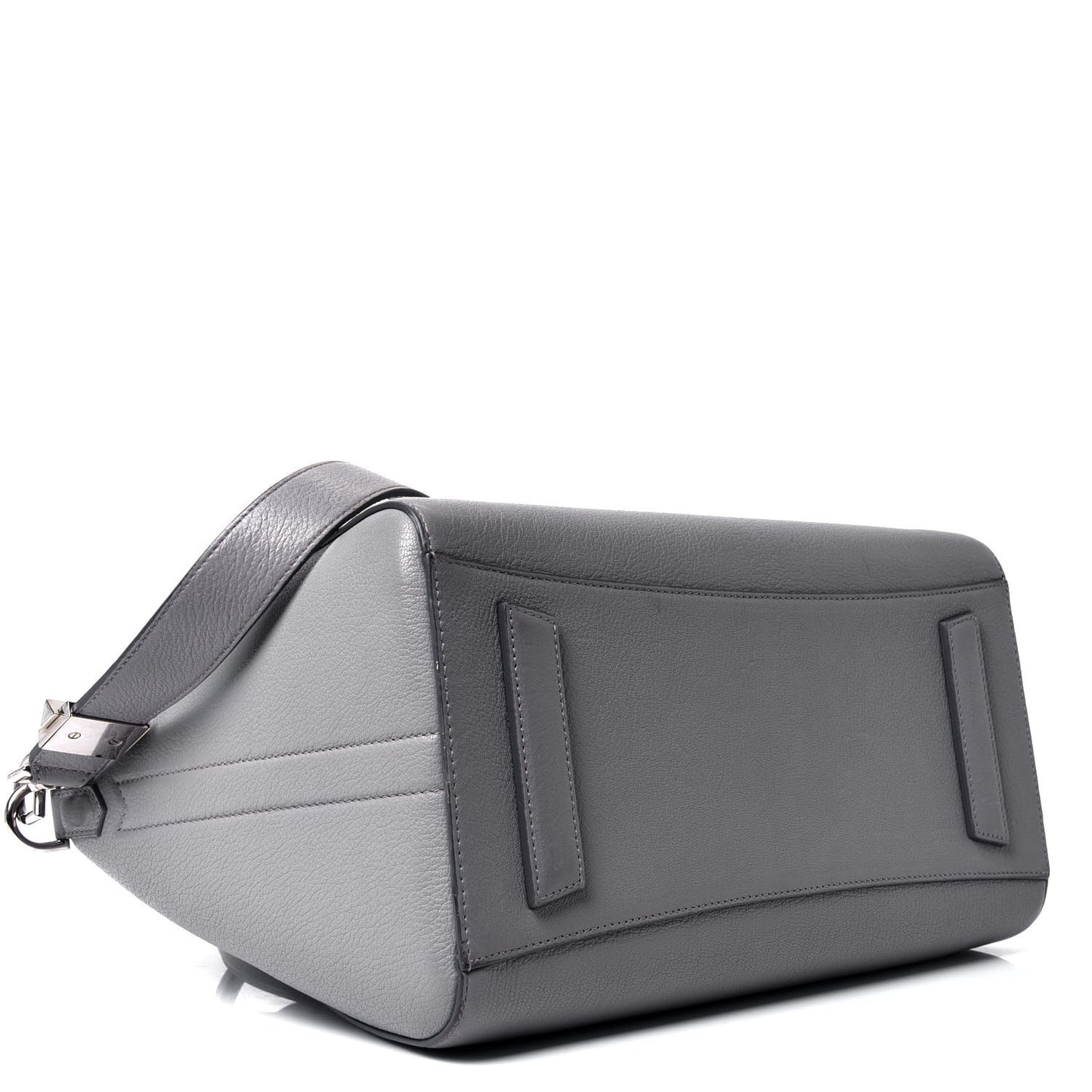 Sugar Goatskin Medium Antigona Pearl Grey