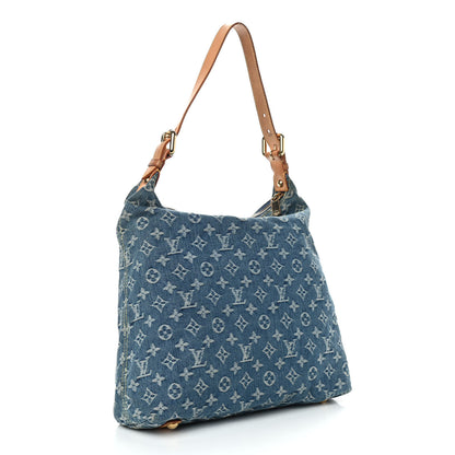 Louis Vuitton Denim Baggy GM Blue 3 of 9
