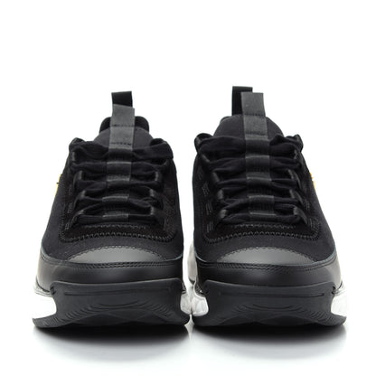 Chanel Velvet Calfskin Mixed Fibers CC Sneakers 37 Black 2 of 11