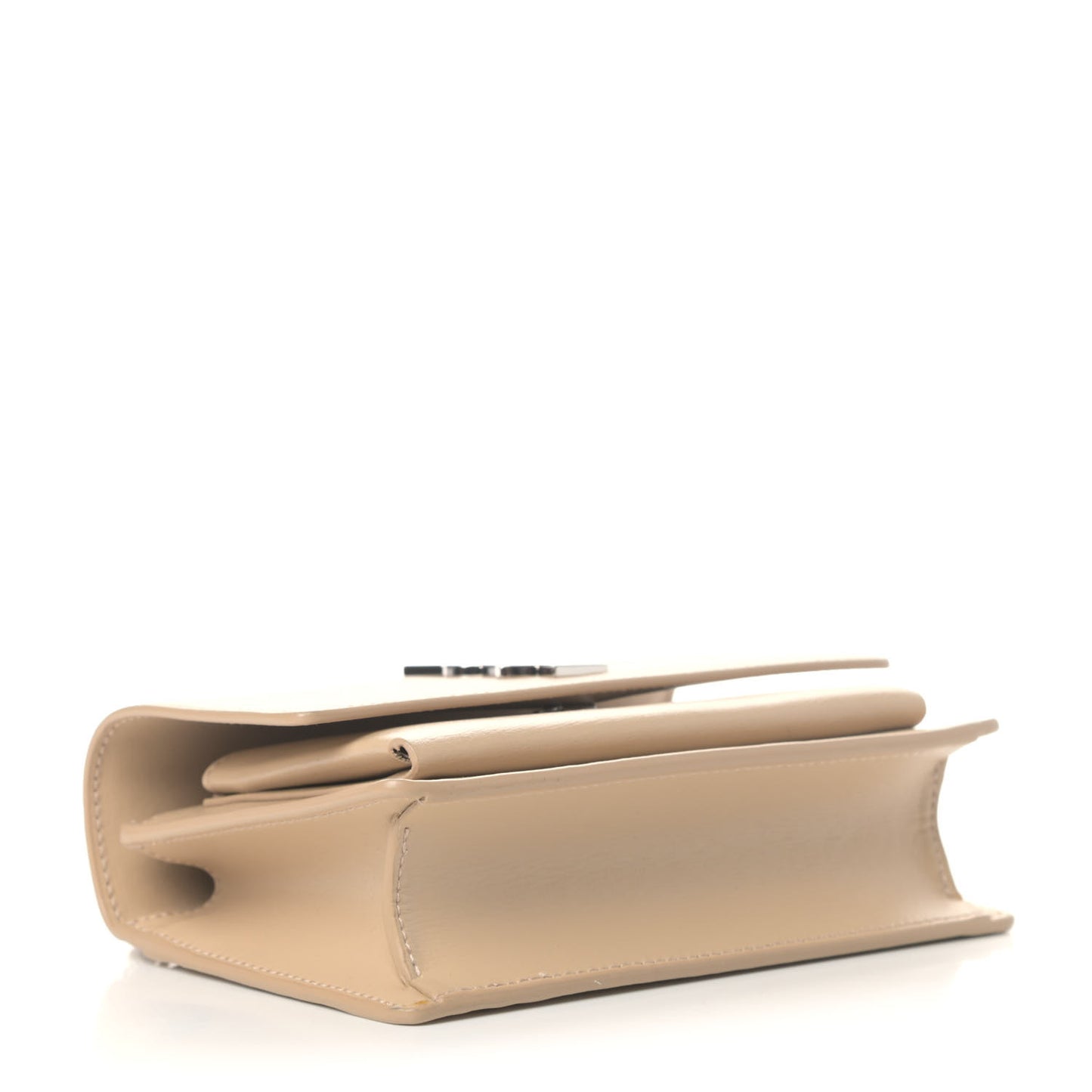 Calfskin Monogram Sunset Chain Wallet Nude Powder