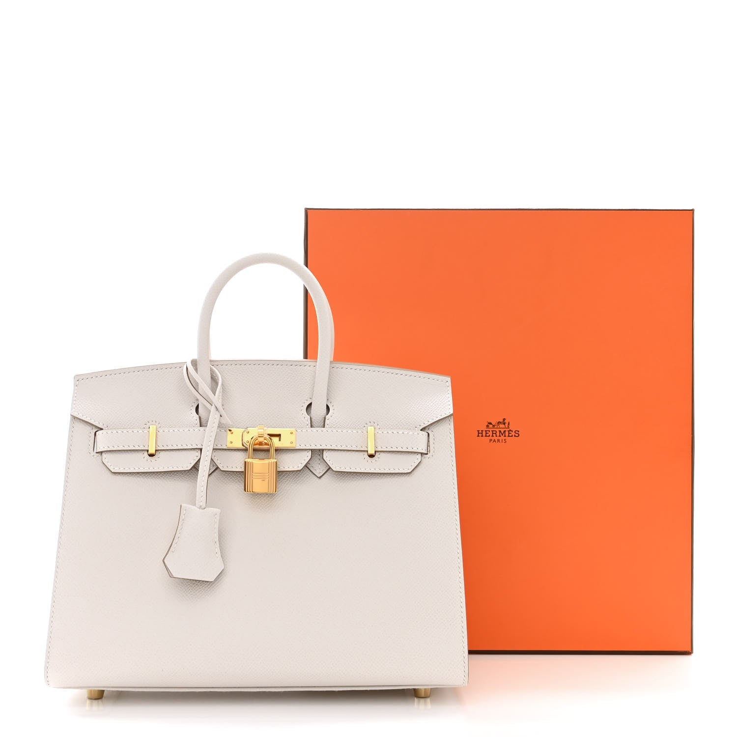 Hermes Epsom Birkin Sellier 25 Gris Pale 11 of 11