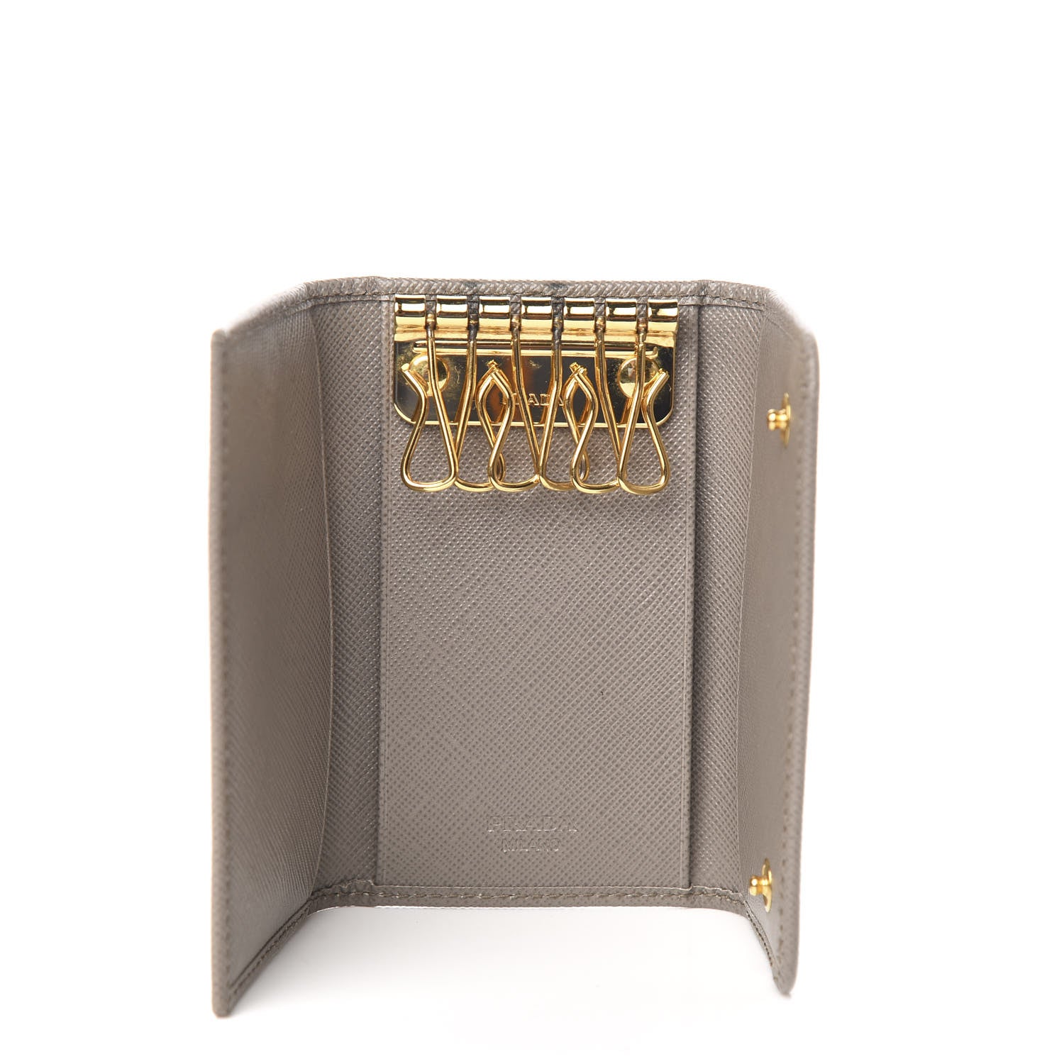 Prada Saffiano Metal 6 Key Holder 6 of 8