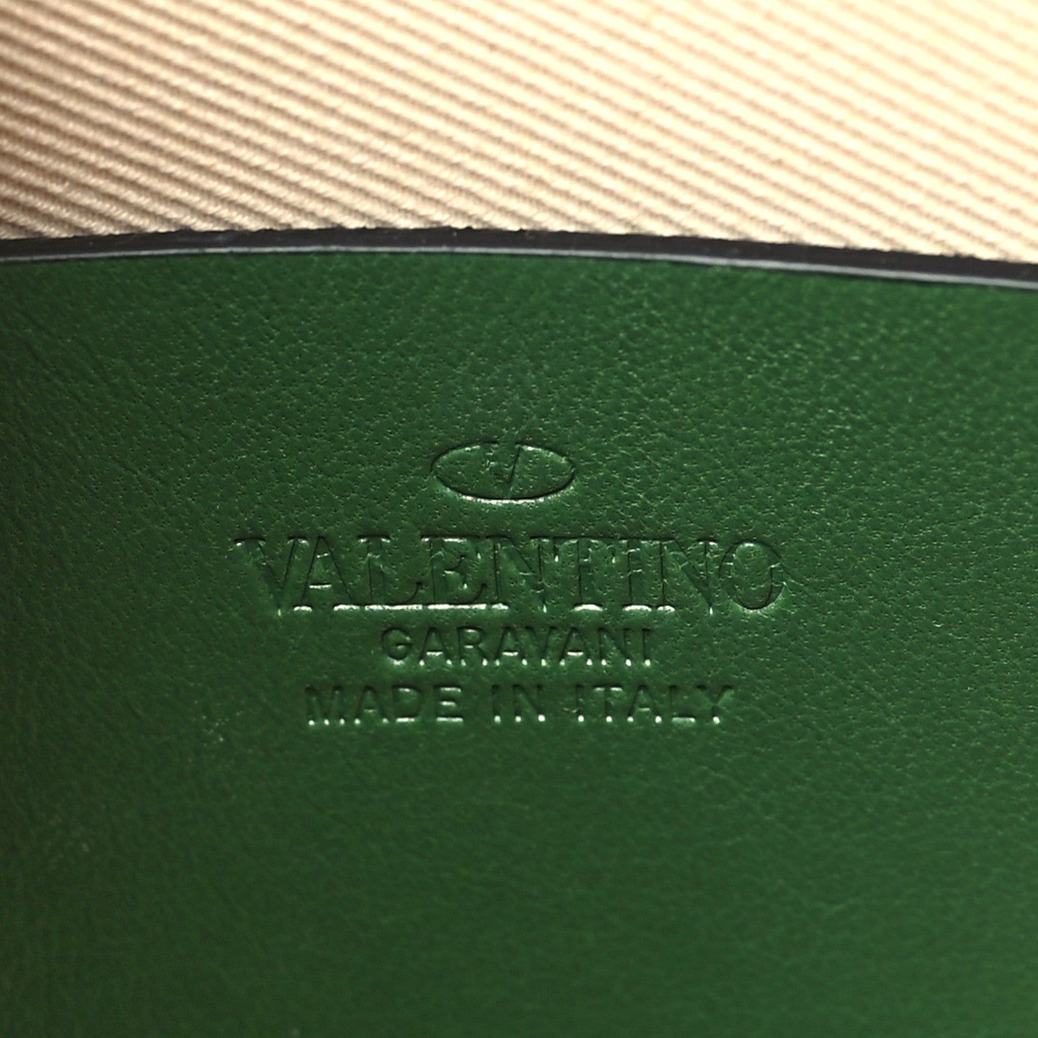 Valentino Garavani Calfskin VLogo Walk Crossbody Green 6 of 8