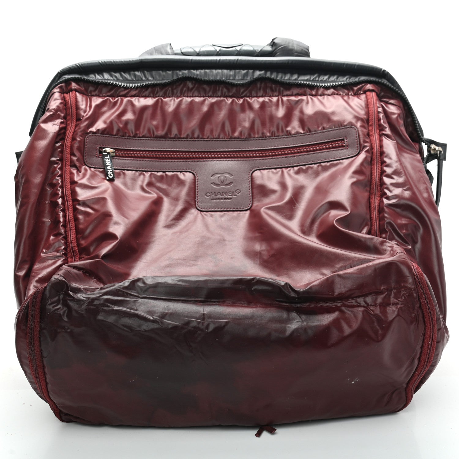 Chanel Nylon Quilted Coco Cocoon Trolley Black 9 of 11